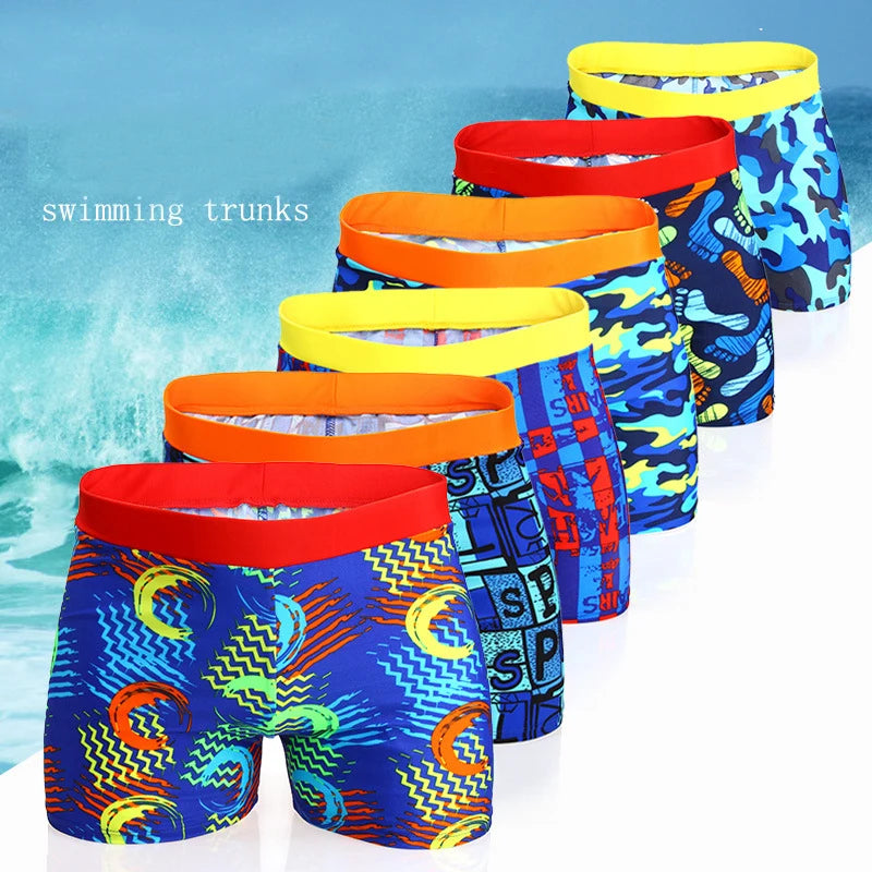 Shorts Colorful de banho infantil